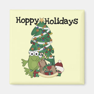 Hoppy Holidays Tshirts and Gifts Magnet