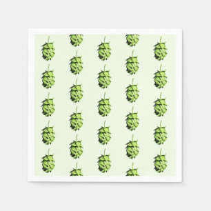 Hoppy hops party and bottle share supplies: napkin