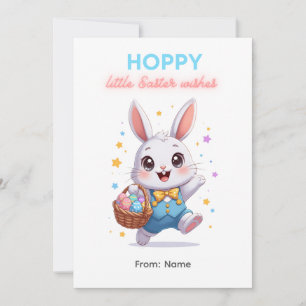 Hoppy Little Easter Wishes Invitation