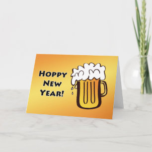 Hoppy New Year Holiday Card