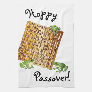 Hoppy Passover Kitchen Towels