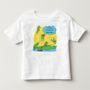 Hoppy Passover Ruffle Dress Toddler T-Shirt