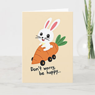 Hoppy Rabbit Carrot Ride Card