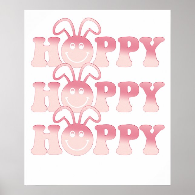 HOPPY, retro, vintage Poster (Front)