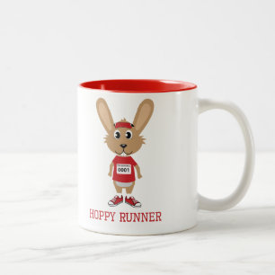 Hoppy Runner Two-Tone Coffee Mug