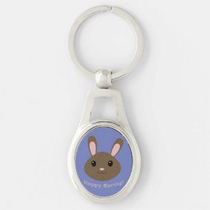 Hoppy Spring Bunny Key Ring