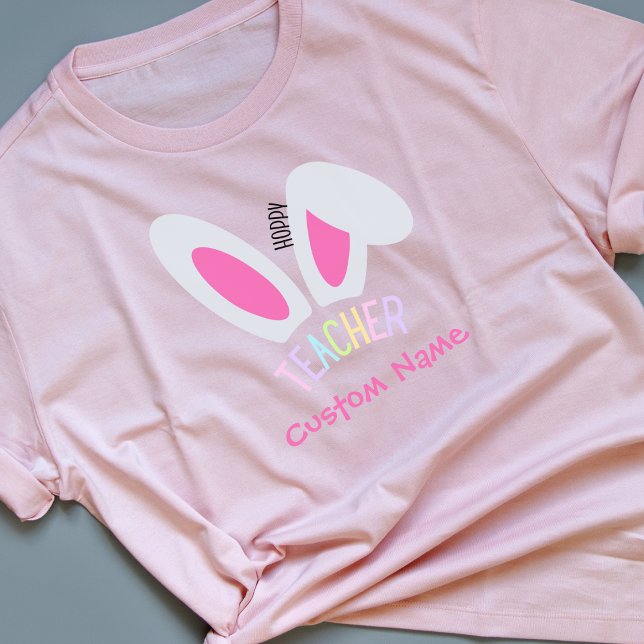 Hoppy Teacher Personalised Tee (Creator Uploaded)