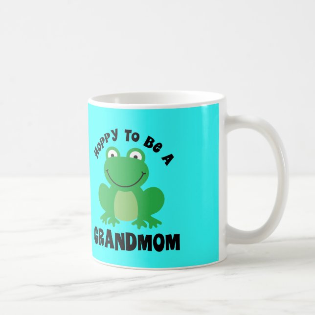 Hoppy To Be A Grandmom Coffee Mug (Right)