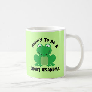 Hoppy To Be A Great Grandma Gift Coffee Mug