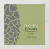 Hops & Brews | Brewery Party Invite