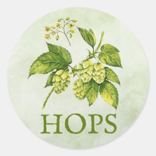 Hops Herbs Sticker