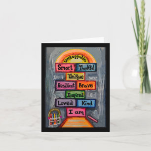 Hopscotch Inspiration Game Sticker Card