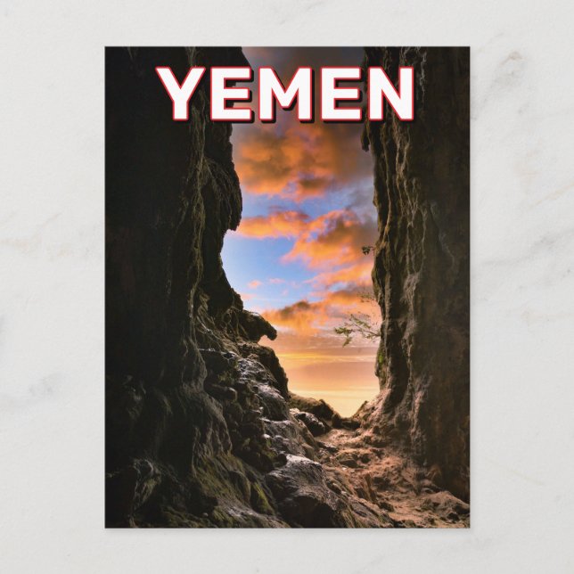 Hoq Cave in Socotra, Yemen Postcard (Front)