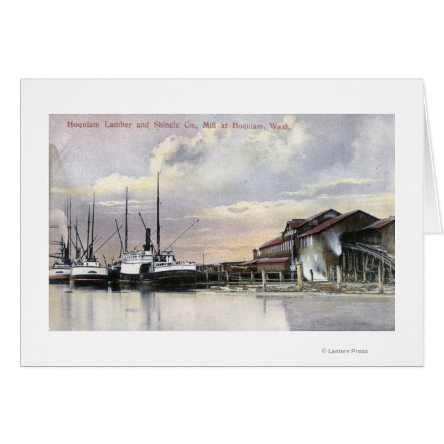 Hoquiam Lumber Mill Scene (Front Horizontal)