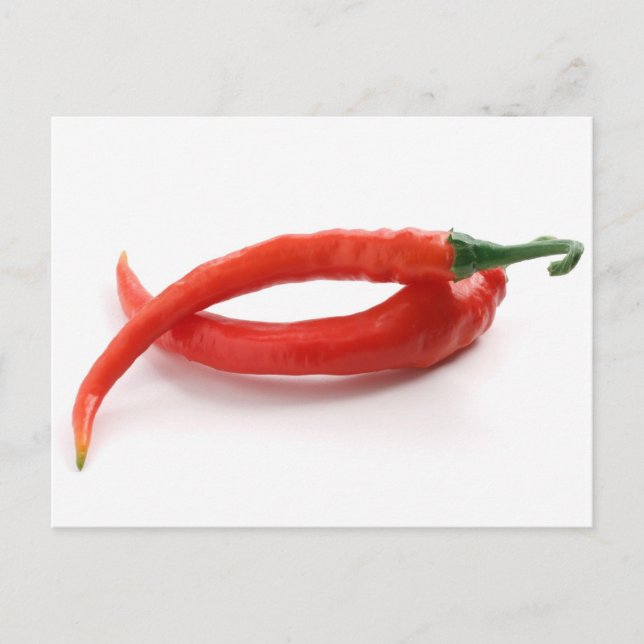 hor chilli peppers postcard (Front)