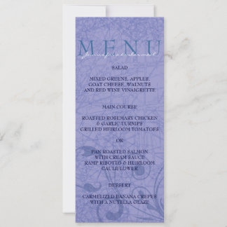 Hora Chair Dance Jewish Wedding Dining Dinner Menu Invitation