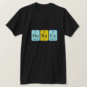 Horace periodic table name shirt