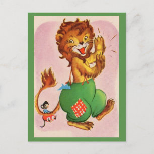  Horace the Lion and friend Postcard
