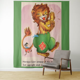 Horace the Lion and friend  Tapestry