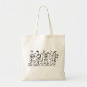 horae, poetry, goddess, womens, sandro botticelli tote bag