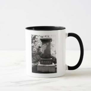Horatio Alger's grave in Natick, Massachusetts Mug
