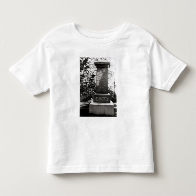 Horatio Alger's grave in Natick, Massachusetts Toddler T-Shirt (Front)
