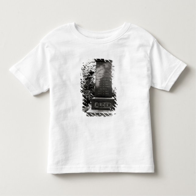 Horatio Alger's grave in Natick, Massachusetts Toddler T-Shirt (Front)
