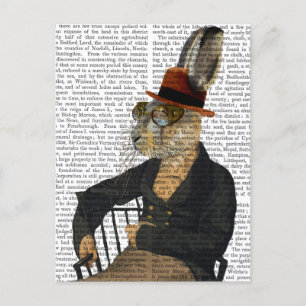 Horatio Hare On Chair Postcard