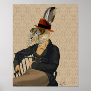 Horatio Hare on Chair Poster