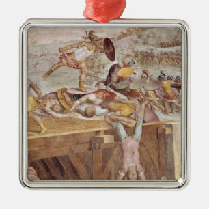 Horatius Cocles on the Sublician Bridge Metal Tree Decoration