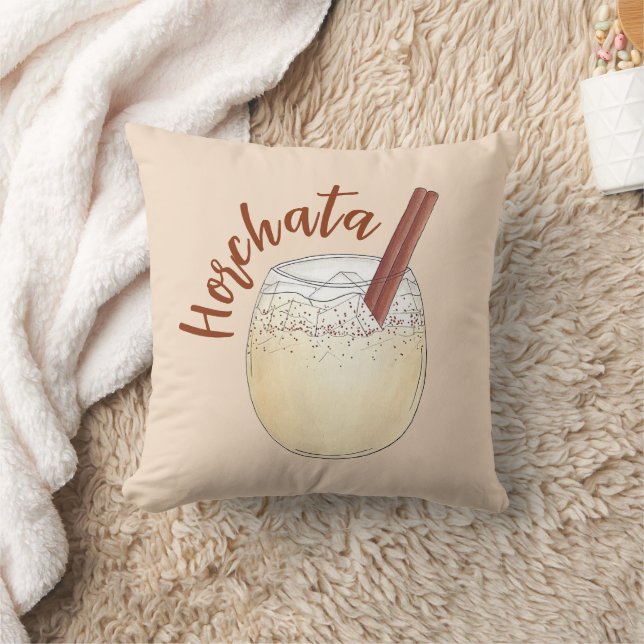 Horchata Orxata Mexican Spanish Beverage Drink Cushion (Blanket)