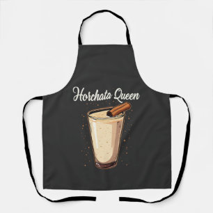 Horchata Queen Mexican Spanish Drink Apron