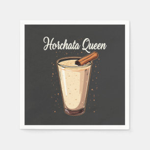Horchata Queen Mexican Spanish Drink Napkin