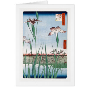 Horikiri Iris Garden Hiroshige Japanese Fine Art