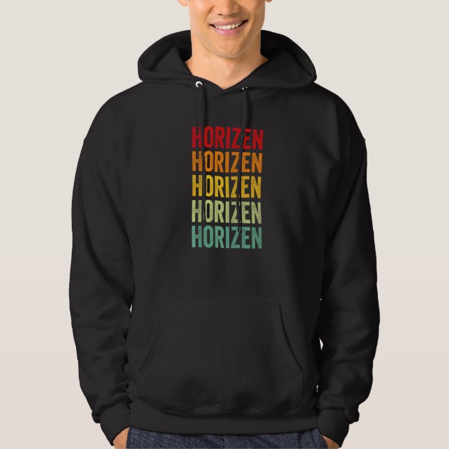 Horizen Crypto Rainbow Text Hoodie (Front)