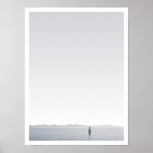 “Horizon” -  Black & white photography Poster
