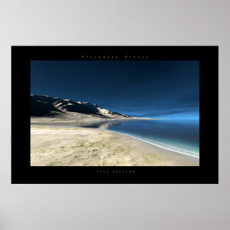 horizon blue poster