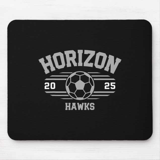 Horizon Hawks Soccer Byll 2025  Mouse Pad (Front)
