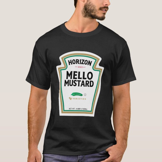 Horizon Mello Mustard T-Shirt (Front)
