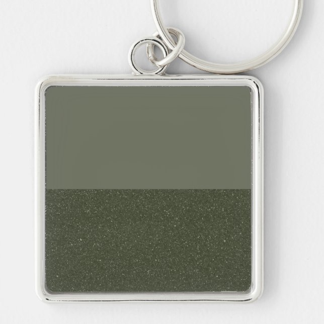 Horizon Moss Green Custom Keychain (Front)