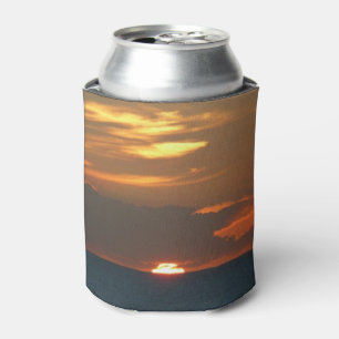 Horizon Sunset Colourful Seascape Photography Can Cooler