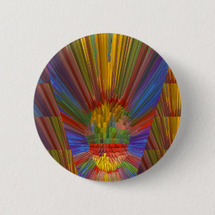 Horizon Sunset Golden Sparkles DIY Gifts COLORFUL 6 Cm Round Badge
