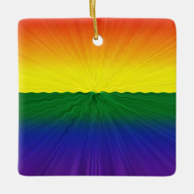 Horizons   ceramic ornament (Front)