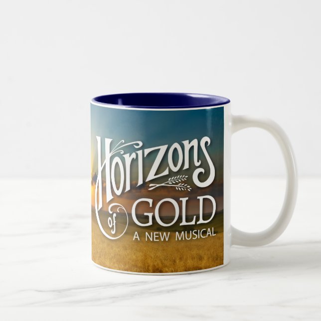 Horizons of Gold Sunrise Two-Tone Mug (Right)
