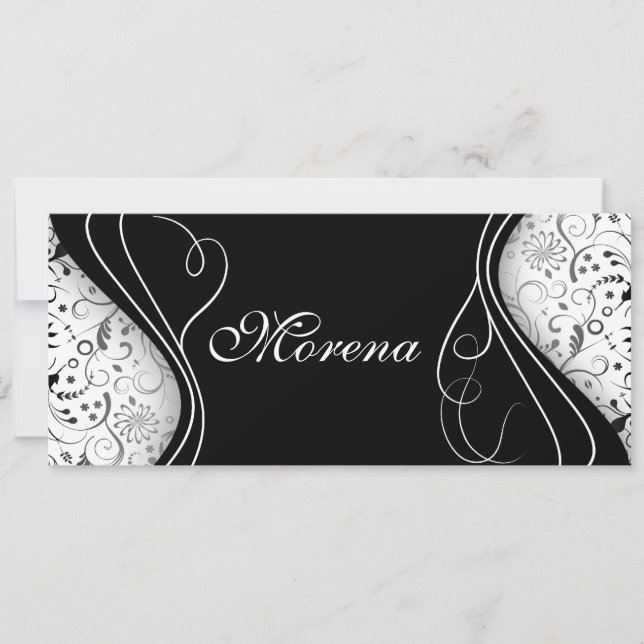 horizontal 50th birthday invitation (Front)