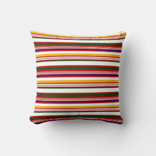 Horizontal Candy Stripes Cushion