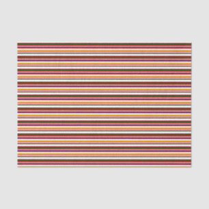 Horizontal Candy Stripes (large scale) Tissue Paper