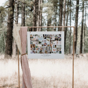 Horizontal Create Your Own 66 Photo Collage Poster