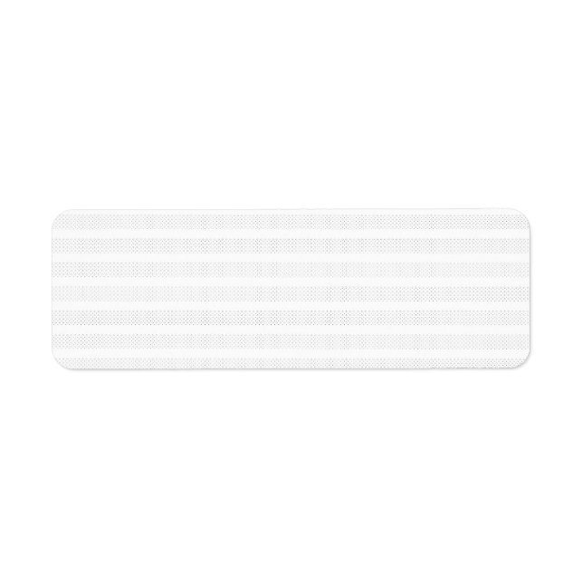 horizontal Design Thirty Return Address Label (Front)