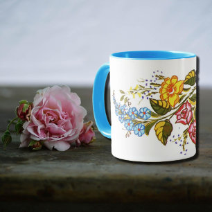 horizontal flowers1 mug